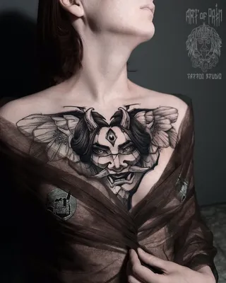 Девушка с татуировкой дракона обои №5 1920x1440