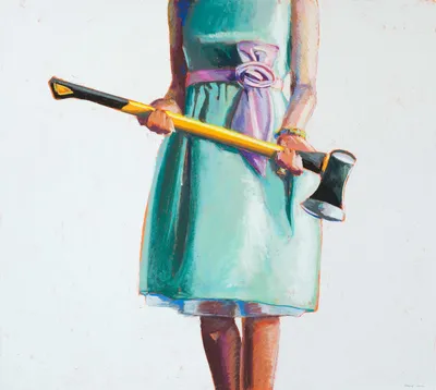 Горячая девушка с топором стоковое фото. изображение насчитывающей персона  - 200867378
