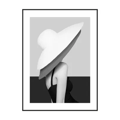 Картина по номерам Девушка в шляпе. Портрет 40х50 см - купить с доставкой  по выгодным ценам в интернет-магазине OZON (406359272)