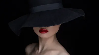 Картина по номерам - Девушка в шляпе ©art_selena_ua (KHO8358)