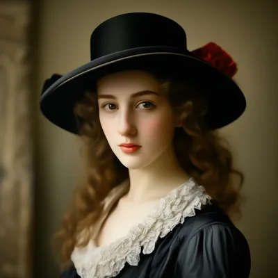 Картина Девушка в шляпе купить по цене 16 200 ₽ в Москве с доставкой | ТЦ  Гранд