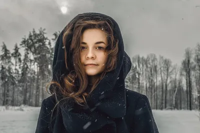 Красавица зима рисунок - 79 фото