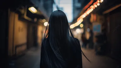 Девушка с длинными волосами - 57 фото