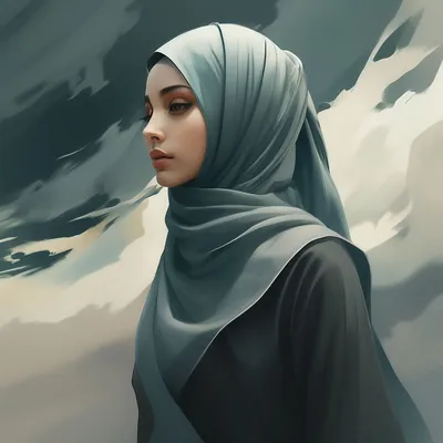 Картофельный портрет красивой девушки в хиджабе. элегантность молодой  мусульманки. иллюстрация векторных запасов. арабский Иллюстрация штока -  иллюстрации насчитывающей разнообразность, людск: 248534105