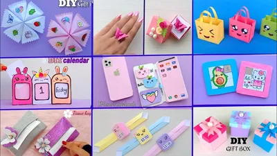 9 EASY CRAFT IDEAS || School Craft Idea || DIY Origami Craft || School  hacks || Paper mini gift idea - YouTube