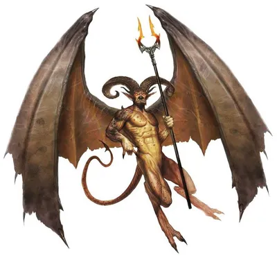 темный крылатый демон и дьявол в сюрреалистической 3d иллюстрации, Люцифер,  сатана, демон фон картинки и Фото для бесплатной загрузки