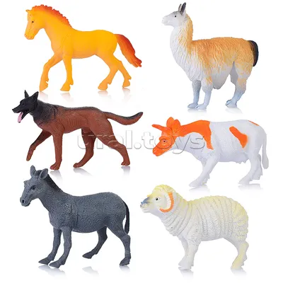Купить набор животных «Дикие звери», 12 фигурок, цены на Мегамаркет