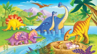 рисованный мультфильм мир динозавров PNG , рисованный мультфильм динозавр,  мультфильм мир динозавров, мультфильм милый динозавр PNG картинки и пнг  рисунок для бесплатной загрузки