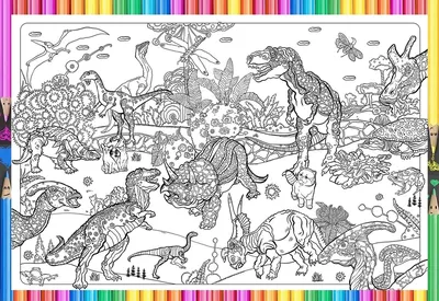 Динозаврик раскраска для детей - 66 фото