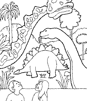 Раскраска На кого похожи динозавры? | Раскраски наклейки альбомы | Умка