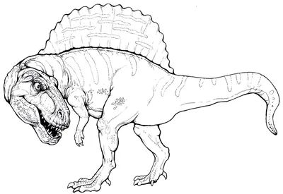 Иллюстрация 1 из 9 для Динозавры. Раскраска | Лабиринт - книги. Источник:  Лабиринт