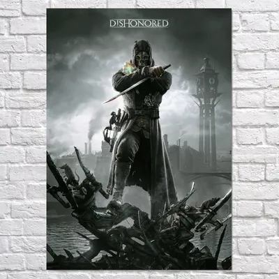 Плакат \"Дисхоноред, Dishonored\", 60×43см (ID#824457255), цена: 190 ₴,  купить на Prom.ua
