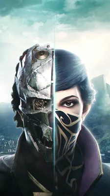 Фотографии Dishonored Воители 2, Emily Kaldwin Игры головы 1080x1920