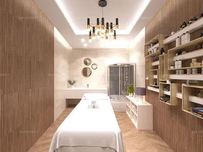 Дизайн массажного кабинета в Санкт-Петербурге — фото проекта салона  тайского массажа