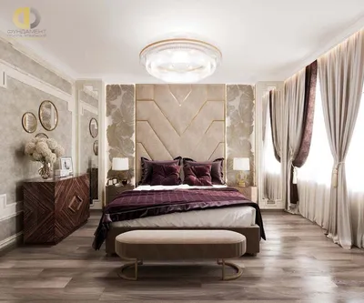 Шторы в спальню: тренды современного стиля, правила выбора и 100 фото - Дом  Mail.ru