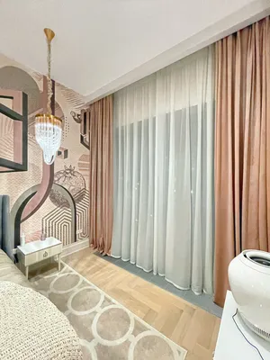 Дизайн штор в спальню на заказ в Москве. Пошив штор в спальню на заказ