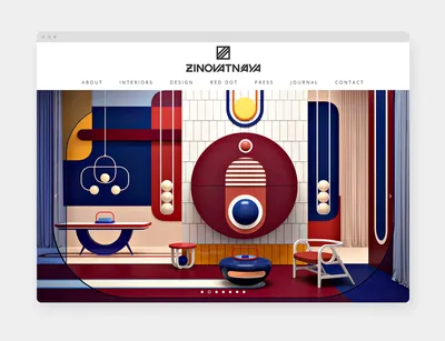 Сайт-визитка для дизайнера декоратора — Мария Крамских на TenChat.ru