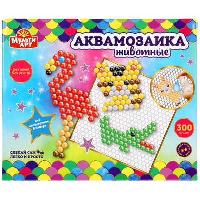 Аквамозаика Aquabeads Мини набор Сверкающие игрушки