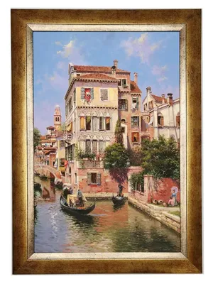 Картина по номерам \"Прогулки по Венеции\" PBN0066, размер 40х40 см