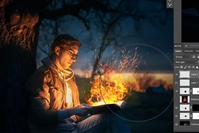 How to Create Realistic Fire in Photoshop - PHLEARN