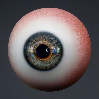Глаз 3D свет объём ультрареализм …» — создано в Шедевруме