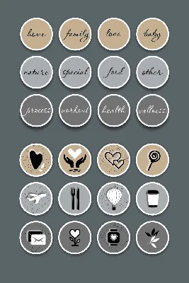 Instagram Highlights cover icons.white background. vector, illustration  12807387 Vector Art at Vecteezy