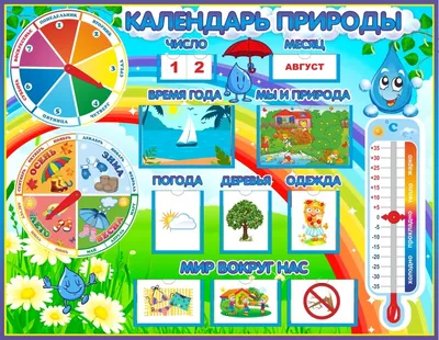 Игровая панель Календарь природы