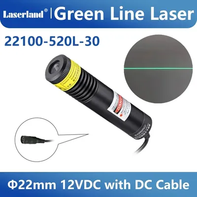 Лазерный диодный модуль с зеленой линией, стеклянный объектив проектора для  выравнивания ткани, дерева, камня, резки с DC | AliExpress
