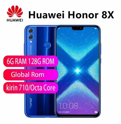 Original Huawei Honor 8X Max 4G LTE Cell Phone 4GB RAM 64GB 128GB ROM  Snapdragon 660 Octa Core Android 7.12 Full Screen 16MP OTG 5000mAh  Fingerprint ID Smart Mobile Phone 2024 from