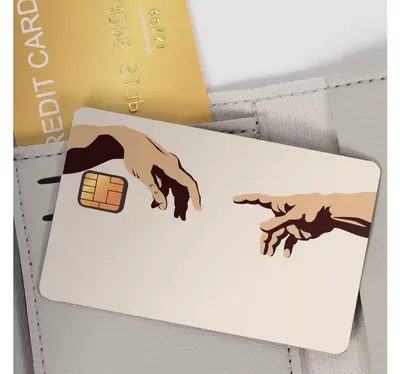 создание стикера кредитной карты Адама - TenStickers