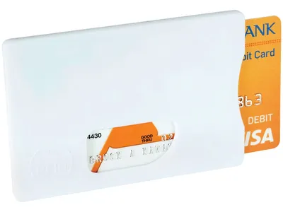 Защитный RFID чехол для кредитной карты (арт. 13422601) - купить в Москве |  Oasis — корпоративные подарки в Москве, с нанесением логотипа и без