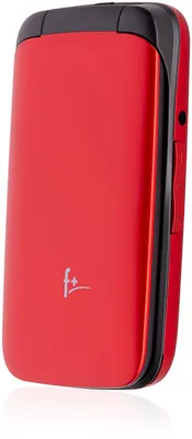 Мобильный телефон F+ 2.4'' 240х320, 32MB RAM, 32MB, up to 32GB flash,  0.08Mpix, 2 Sim, BT v3.0, Micro-USB, 750 мА·ч, 100g, 106,3 ммx51,5 ммx15,2  мм Flip2 Red
