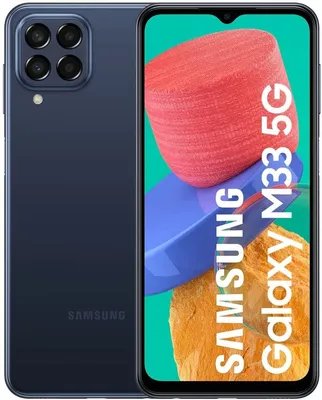 Телефон Samsung Galaxy M33 5G 6/128GB Dual Sim Blue цена | 220.lv