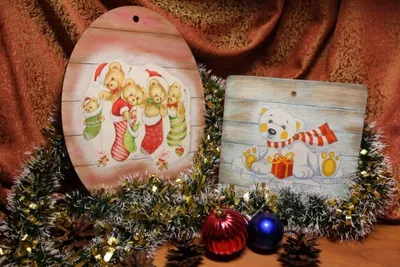 Новогодняя салфетка для декупажа Рождественская улица | интернет магазин  АртДекупаж