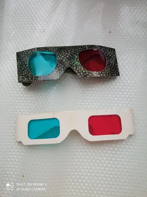 Пассивные круглые поляризованные очки 3D пластиковая оправа черного цвета -  HCBL 3D