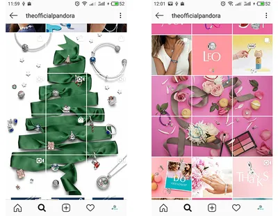 Топ-9: дизайн-приемы ✍ для сетки постов в Instagram