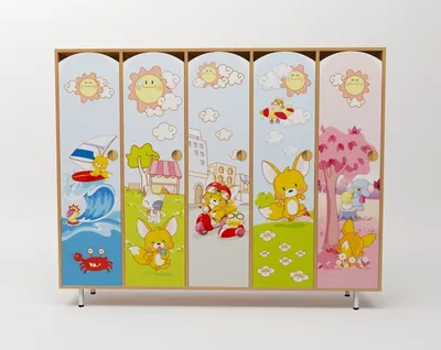 Детский шкаф для полотенец навесной трехсекционный, цена в Челябинске от  компании МАВИЧ
