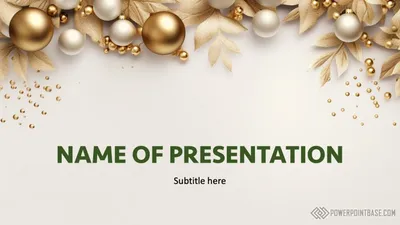 Новый год - бесплатные шаблоны для PowerPoint и Google Slides