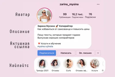 Шапка профиля в Инстаграм (2024): Что написать о себе в описании вашего  Instagram аккаунта?
