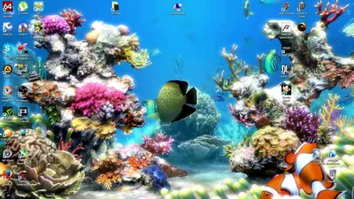 Обои Подводный аквариум, картинки - Обои для рабочего стола Подводный  аквариум фото из альбома: (3d-графика)