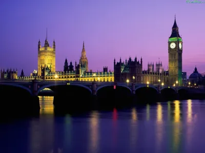 Закат в Лондоне, Англия » ImagesBase - Обои для рабочего стола