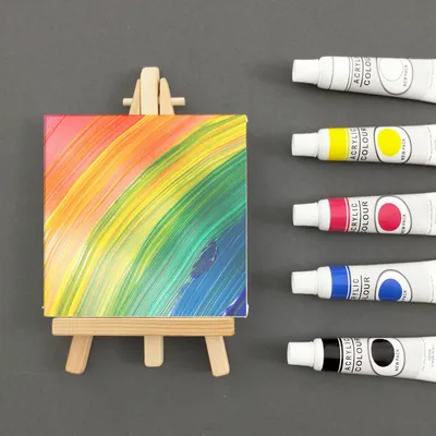 Что такое акриловые краски для рисования | Как рисовать акрилом для  начинающих | Художник Online