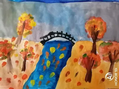 Мастер-класс «Золотая осень» для родителей по нетрадиционным техникам  рисования (отпечаток смятой салфеткой) (5 фото). Воспитателям детских  садов, школьным учителям и педагогам - Маам.ру