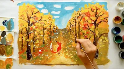 Выставка рисунков «Осень снова к нам пришла» | МАДОУ \"Детский сад \"Колобок\"