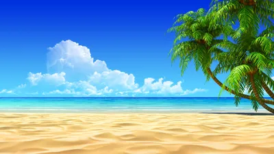 Шпалери на монітор | Літо | тропіки, фотошоп, літо, пісок, океан