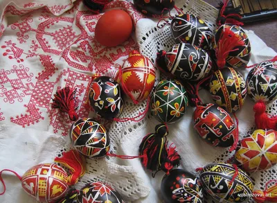 Пасхальные яйца декоративные с росписью Жостово– купить в  интернет-магазине, цена, заказ online