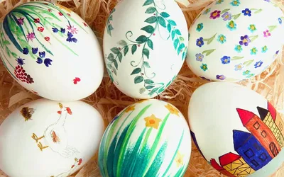 Роспись пасхальных яиц — Море Радости