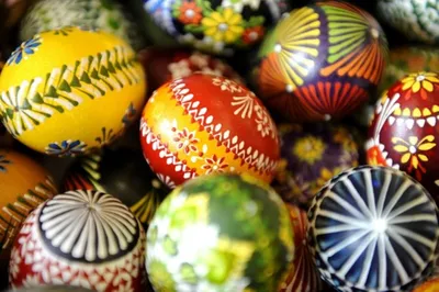 Набор пасхального декора \"Яйца\" (с рисунком) цена 103 руб. купить в  интернет-магазине СИЯНИЕ СЕВЕРА — Заготовки и товары для творчества