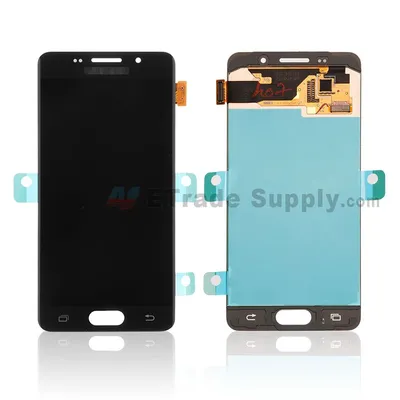 Samsung Galaxy A3 (2016) SM-A310 LCD Screen and Digitizer Assembly - Black  - With Logo - Grade S+ - ETrade Supply