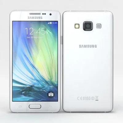 Samsung Galaxy A3 and A3 Duos White 3D Model - FlatPyramid